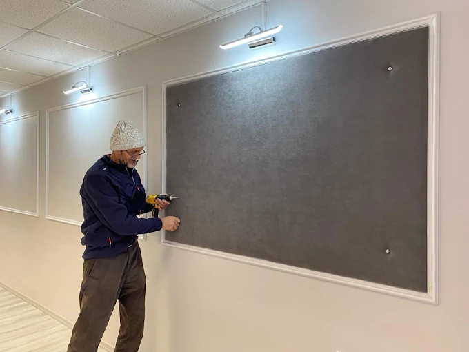 Duvar panel ve perde montaj uygulaması